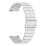 ACM Watch Strap Stainless Steel Metal 20mm Compatible with Samsung Galaxy Watch 4 Classic 46mm Smartwatch Adjustable Belt Band Silver