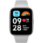 Xiaomi Redmi Smart Watch 3 Active Gray| 1.83 Inch Big Lcd Display, 5Atm Water Resistant, 12 Days Battery Life, Gps, 100+ Workout Mode, Heart Rate Monitor, Full Scale Fitness Tracking.