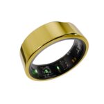 FITTR HART X2 Smart Ring | Size First w/Sizing Kit | Sleep, Recovery, Activity & Fitness Tracker | 8-Day Battery, 50m Water Resistance |(Sterling Gold, 7)