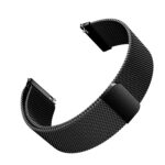 YODI 23mm Replacement Milanese Magnetic Clasp Chain Classic Strap for Boat Xtend, Fitbit Versa 2 Smart Watch Only Metal Straps (Black)