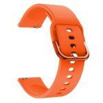 OBOE 22mm Silicone Smart Watch Replacement Band Universal Strap Compatible with Samsung Watch 3 45mm / Samsung Gear S3 Classic/Frontier/Huawei GT2 / Fossil Q (Orange)