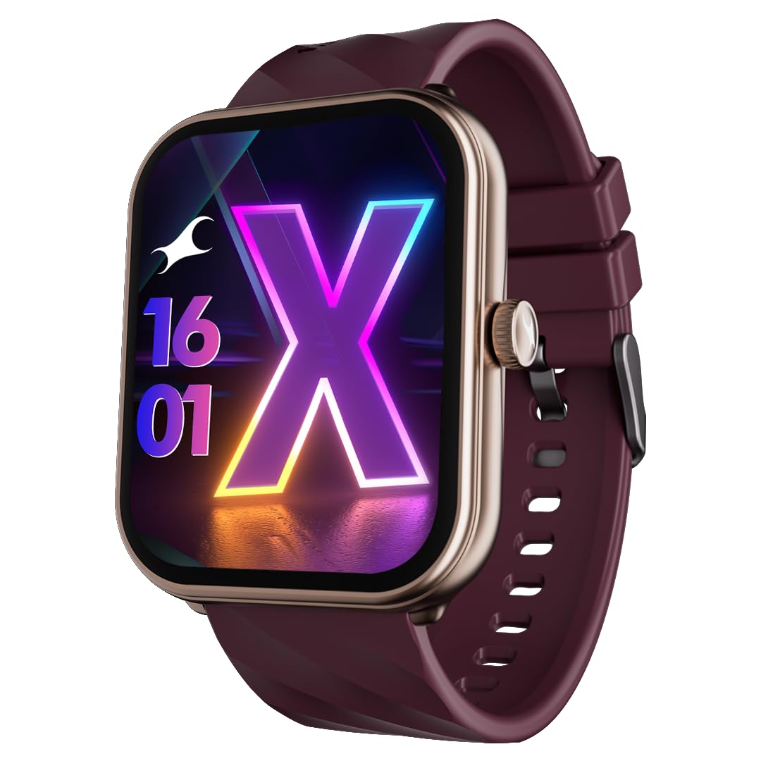 Fastrack New Limitless X|Large 1.91″ HD Display|700 NITS Brightness|Singlesync BT Calling|Advanced Chipset|100+ Sports Modes & Watchfaces|Auto Stress Monitor|24X7 Hrm| IP68 Smartwatch, Brown