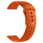 ACM Watch Strap Silicone Belt 20mm compatible with Amazfit Bip U Pro Smartwatch Sports Band Orange