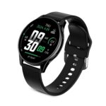 PunnkFunnk Newly Launched Active 2 Max Bluetooth Calling Smartwatch 1.3″ Amoled Display 360 * 360 High Resolution 4.2 BT with, 100+ Sports Mode with IP68, Sp02 Tracking, AI Voice Assistant(Black)